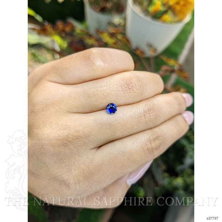 0.68 Ct. Blue Sapphire from Ceylon (Sri Lanka)