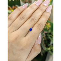 0.79 Ct. Blue Sapphire from Ceylon (Sri Lanka) Life Style