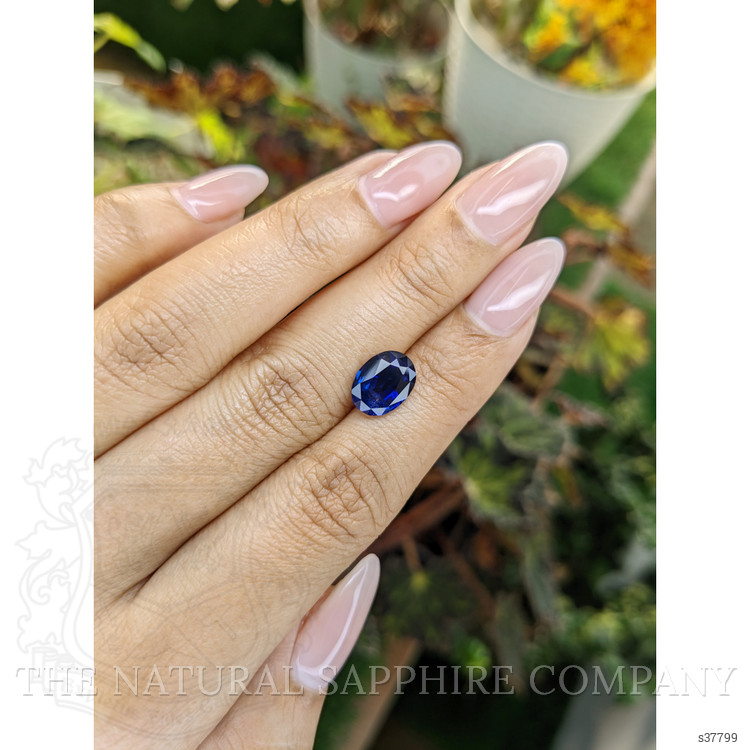 2.99 Ct. Blue Sapphire from Ceylon (Sri Lanka)