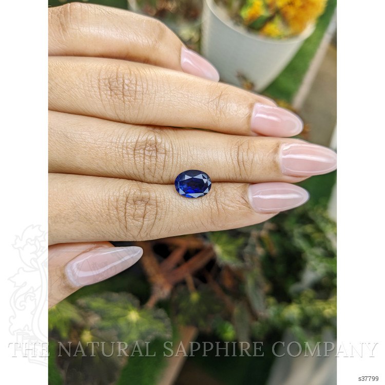 2.99 Ct. Blue Sapphire from Ceylon (Sri Lanka)