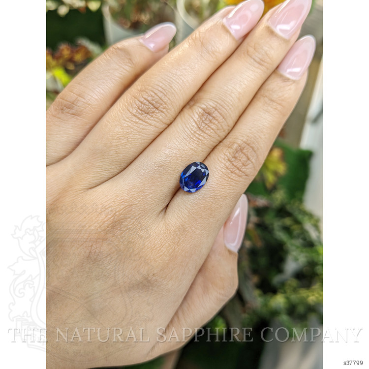 2.99 Ct. Blue Sapphire from Ceylon (Sri Lanka)