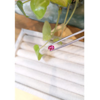 1.12 Ct. Reddish Pink Sapphire from Ceylon (Sri Lanka) Life Style