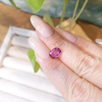 2.05 Ct. Purplish Pink Sapphire from Madagascar Life Style