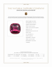 3.53 Ct. Purplish Pink Sapphire from Ceylon (Sri Lanka) Scan Report