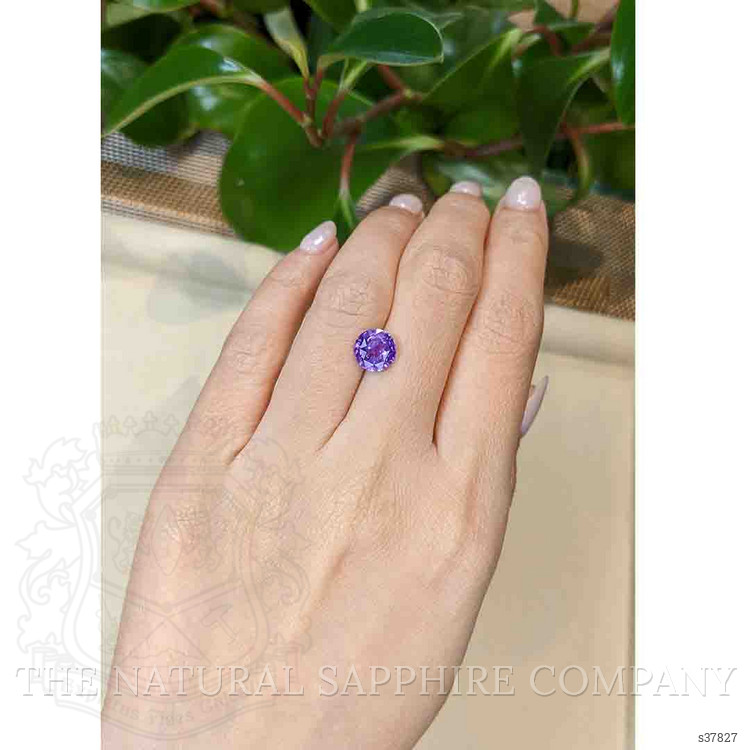 2.54 Ct. Purple Sapphire from Ceylon (Sri Lanka)