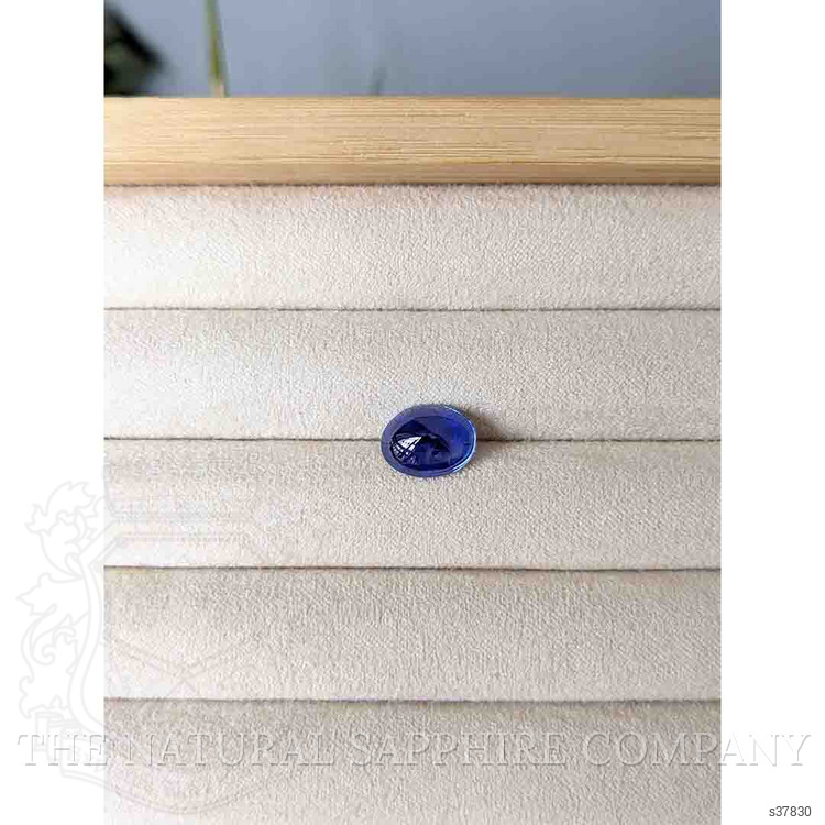 4.80 Ct. Blue Cabochon Sapphire from Ceylon (Sri Lanka)