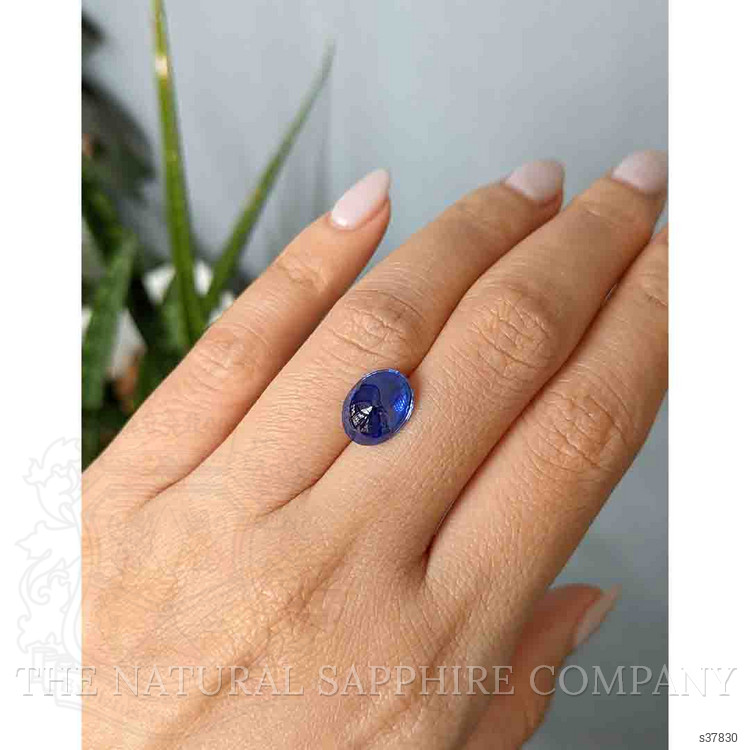 4.80 Ct. Blue Cabochon Sapphire from Ceylon (Sri Lanka)