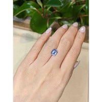 2.25 Ct. Blue Sapphire from Ceylon (Sri Lanka) Life Style