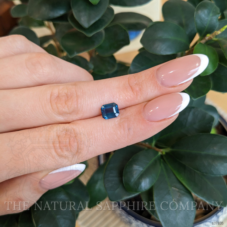 2.01 Ct. Bluish Green Sapphire from Madagascar