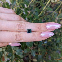 2.49 Ct. Green Sapphire from Madagascar Life Style
