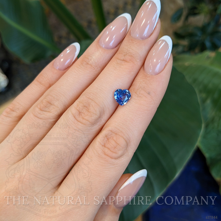 2.08 Ct. Blue Sapphire from Ceylon (Sri Lanka)