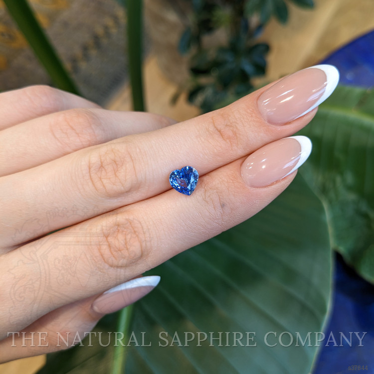 2.08 Ct. Blue Sapphire from Ceylon (Sri Lanka)