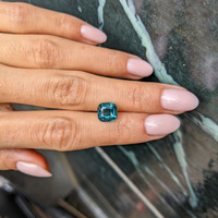 3.02 Ct. Green Sapphire from Madagascar Life Style