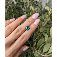3.02 Ct. Green Sapphire from Madagascar Life Style