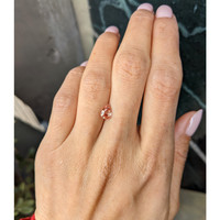 0.99 Ct. Padparadscha Sapphire from Ceylon (Sri Lanka) Life Style