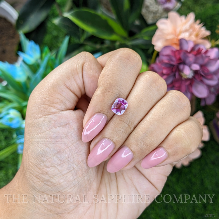 2.07 Ct. Purplish Pink Sapphire from Madagascar