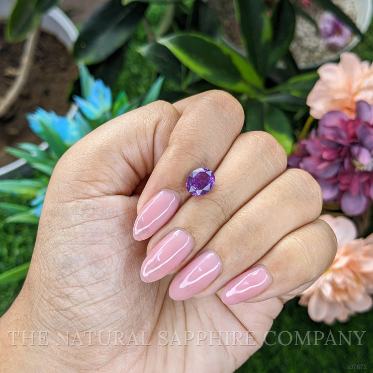 2.06 Ct. Purple Sapphire from Madagascar