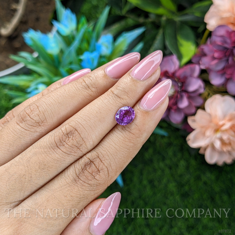 2.06 Ct. Purple Sapphire from Madagascar