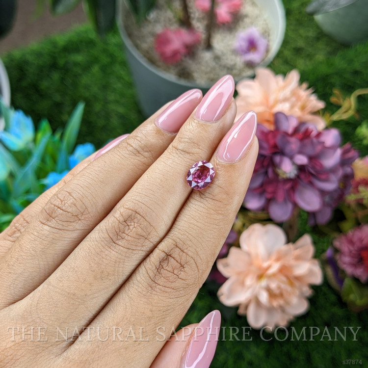 2.02 Ct. Purplish Pink Sapphire from Madagascar