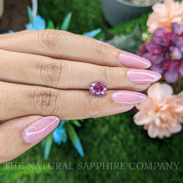2.02 Ct. Purplish Pink Sapphire from Madagascar