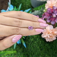 1.51 Ct. Purplish Pink Sapphire from Madagascar Life Style
