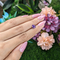 1.00 Ct. Purple Sapphire from Madagascar Life Style