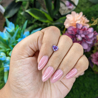 1.00 Ct. Purple Sapphire from Madagascar Life Style