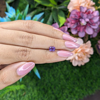 1.08 Ct. Purple Sapphire from Madagascar Life Style