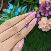 1.56 Ct. Purple Sapphire from Madagascar Life Style