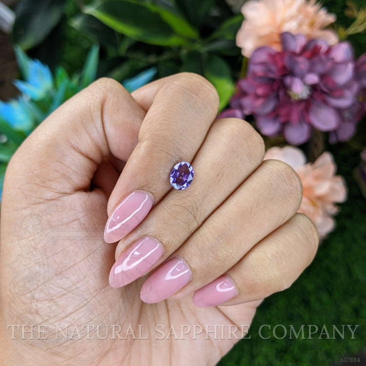 1.08 Ct. Bluish Purple Sapphire from Madagascar
