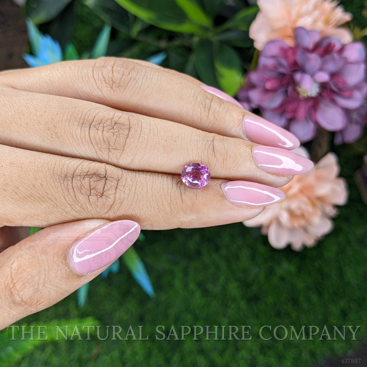 2.02 Ct. Purplish Pink Sapphire from Madagascar