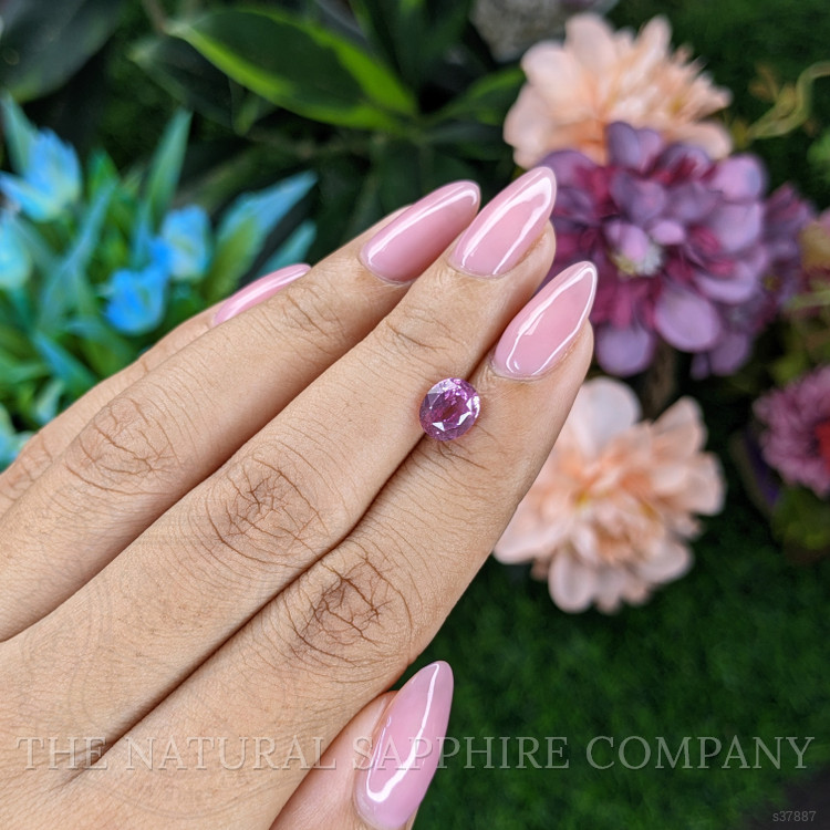2.02 Ct. Purplish Pink Sapphire from Madagascar