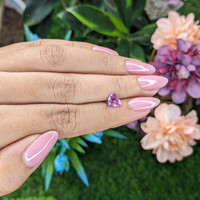 1.02 Ct. Pinkish Purple Sapphire from Madagascar Life Style