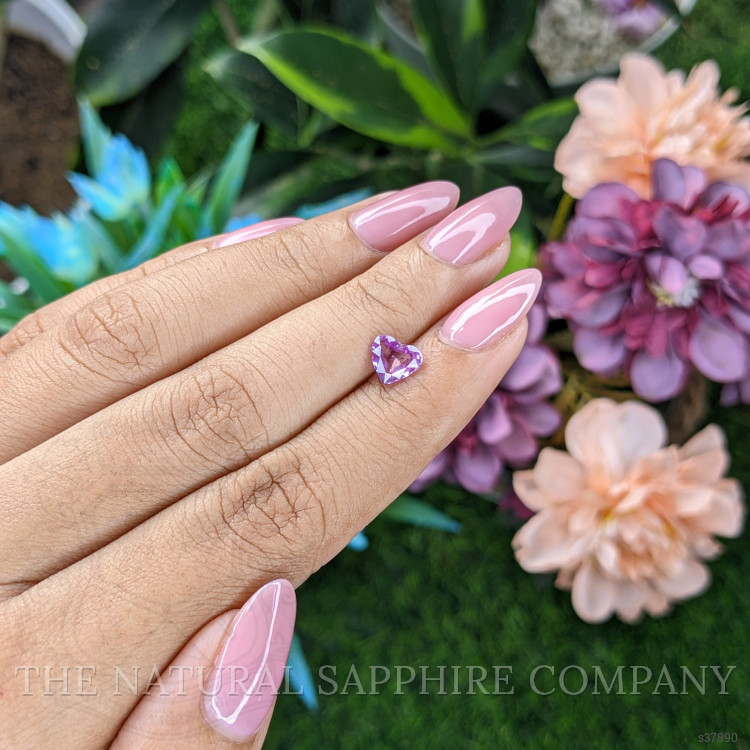 1.02 Ct. Pinkish Purple Sapphire from Madagascar