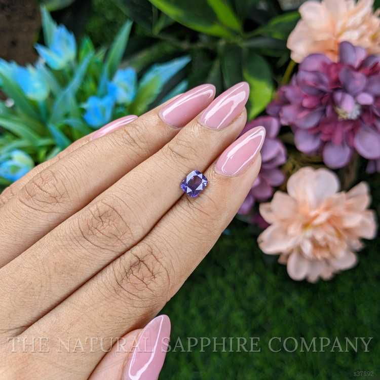 1.04 Ct. Purplish Blue Sapphire from Madagascar