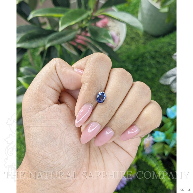 1.55 Ct. Blue Sapphire from Ceylon (Sri Lanka)