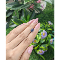 1.55 Ct. Blue Sapphire from Ceylon (Sri Lanka) Life Style