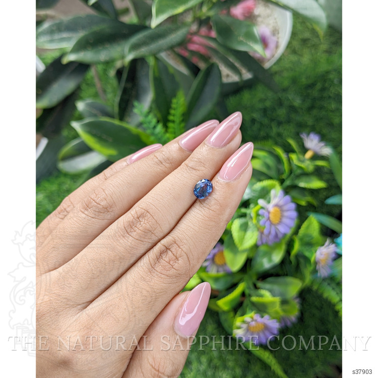 1.55 Ct. Blue Sapphire from Ceylon (Sri Lanka)