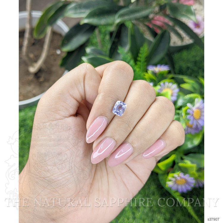2.18 Ct. Purplish Blue Sapphire from Ceylon (Sri Lanka)