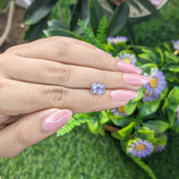 2.18 Ct. Purplish Blue Sapphire from Ceylon (Sri Lanka) Life Style