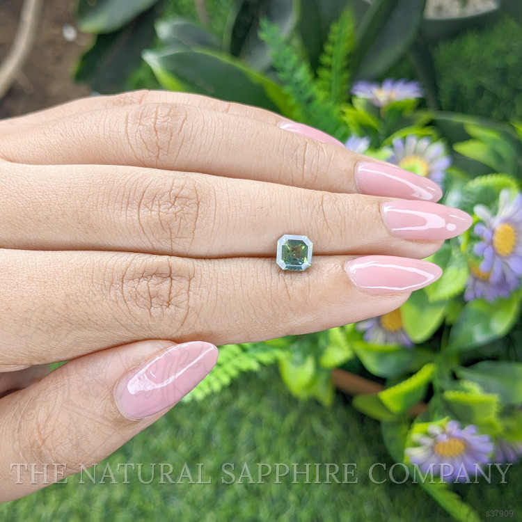1.29 Ct. Yellowish Green Sapphire from India