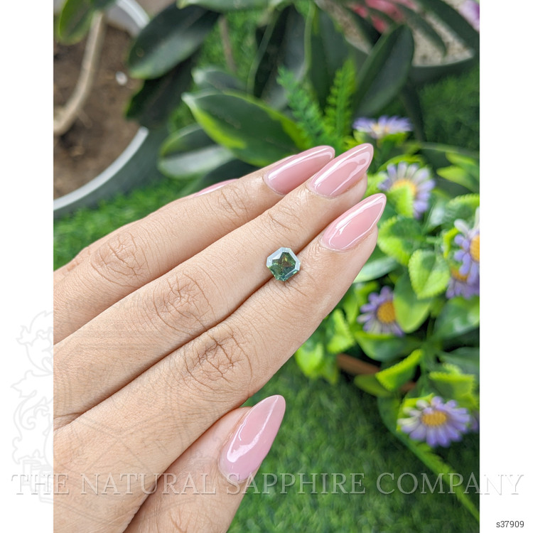 1.29 Ct. Yellowish Green Sapphire from India