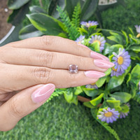 1.74 Ct. Pinkish Brown Sapphire from Tanzania Life Style