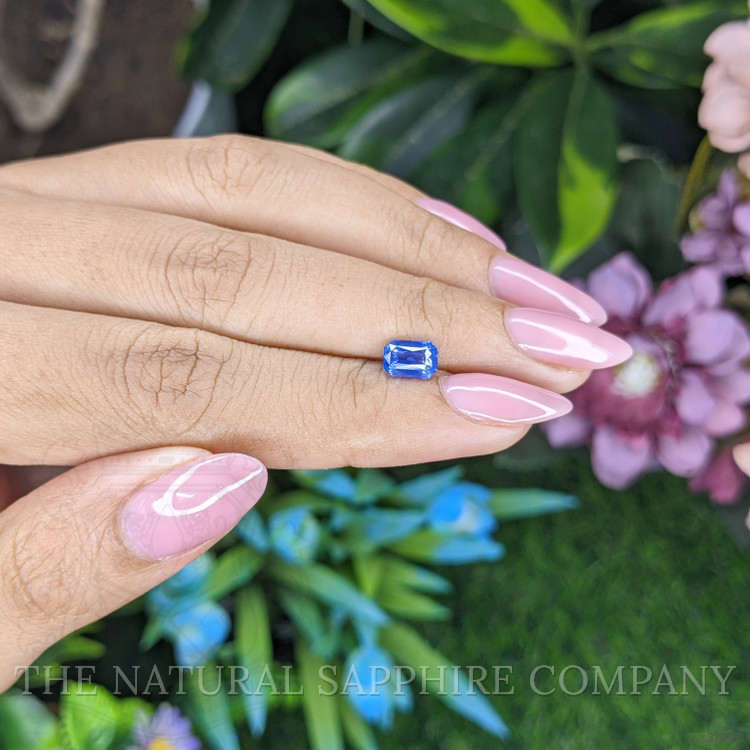 1.04 Ct. Blue Sapphire from Ceylon (Sri Lanka)