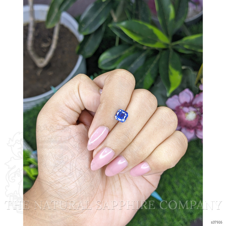 1.57 Ct. Blue Sapphire from Ceylon (Sri Lanka)