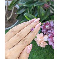1.06 Ct. Purplish Pink Sapphire from Ceylon (Sri Lanka) Life Style