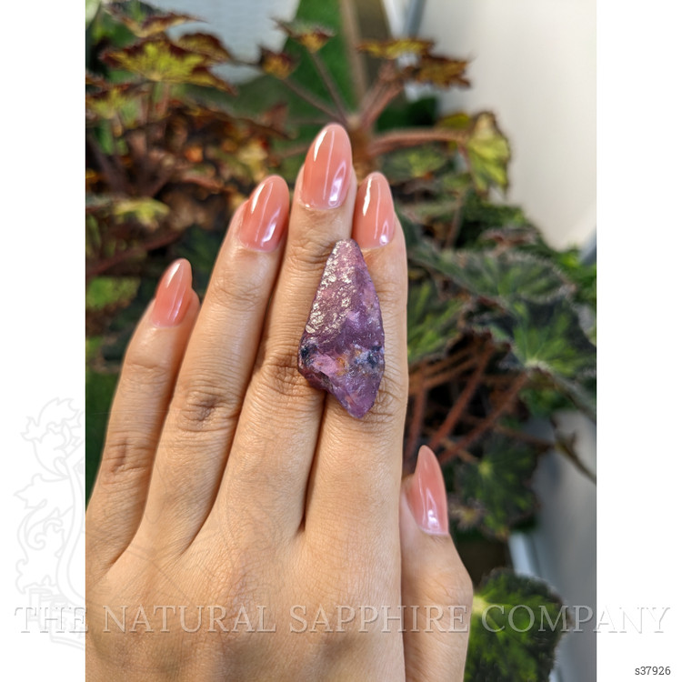 55.87 Ct. Pinkish Purple Sapphire Crystal from Ceylon (Sri Lanka)