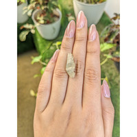 12.11 Ct. Greenish Yellow Sapphire Crystal from Ceylon (Sri Lanka) Life Style