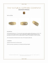 11.72 Ct. Yellow Sapphire Crystal from Ceylon (Sri Lanka) Appraisal