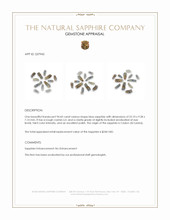 94.43 Ct. Blue Sapphire Crystal from Ceylon (Sri Lanka) Appraisal